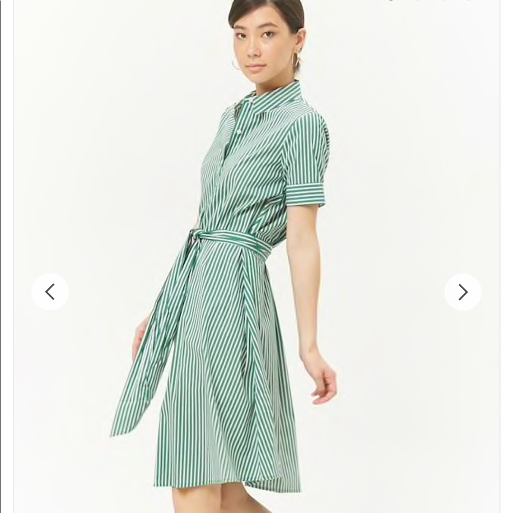 Shirt Dress with Tie Belt - NEW